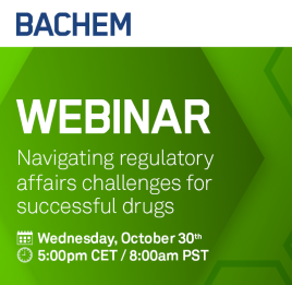 Bachem webinar on navigating Regulatory Affairs