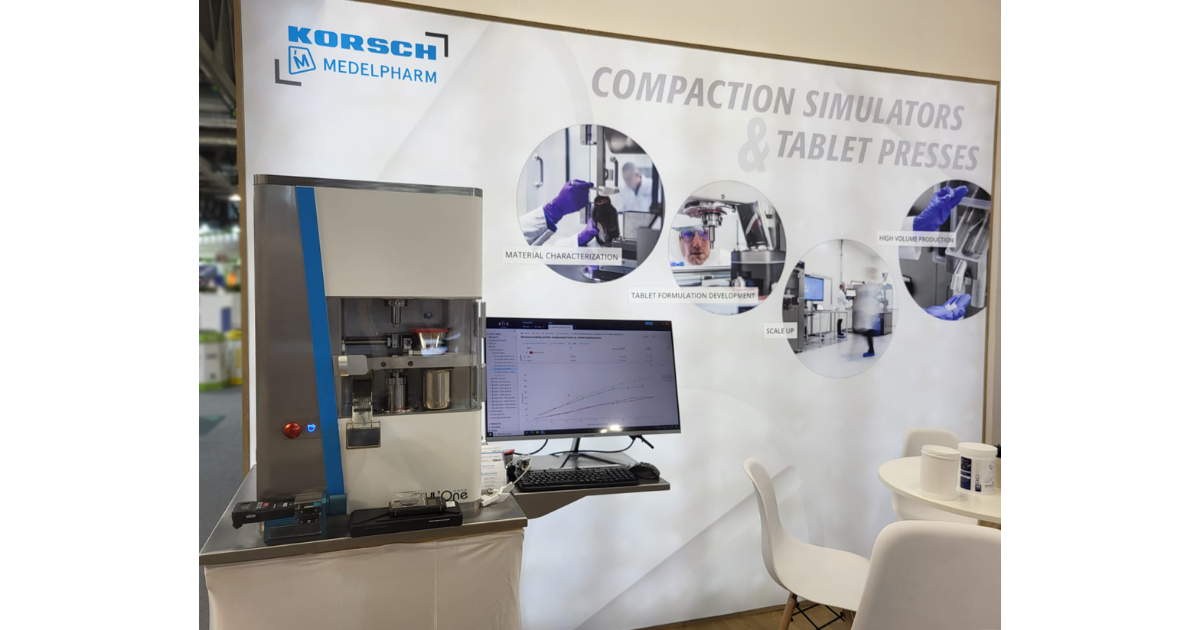 Magazine Compaction Simulator MEDELPHARM demonstrates scale-up and QbD capabilities at CPHI 2024