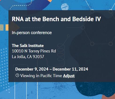 Bachem to explore RNA at Bench and Bedside at California Conference