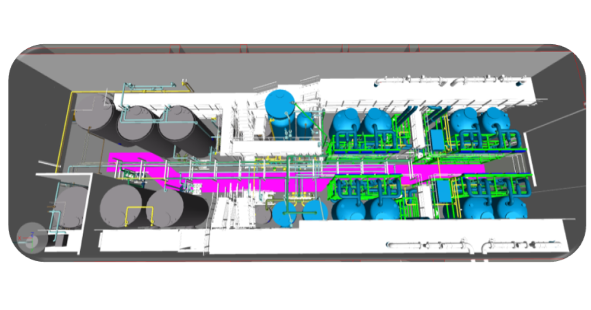 Regenerating UPW resin on site for green hydrogen production