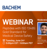 Webinar – ISO 13485 peptides for IVD medical devices