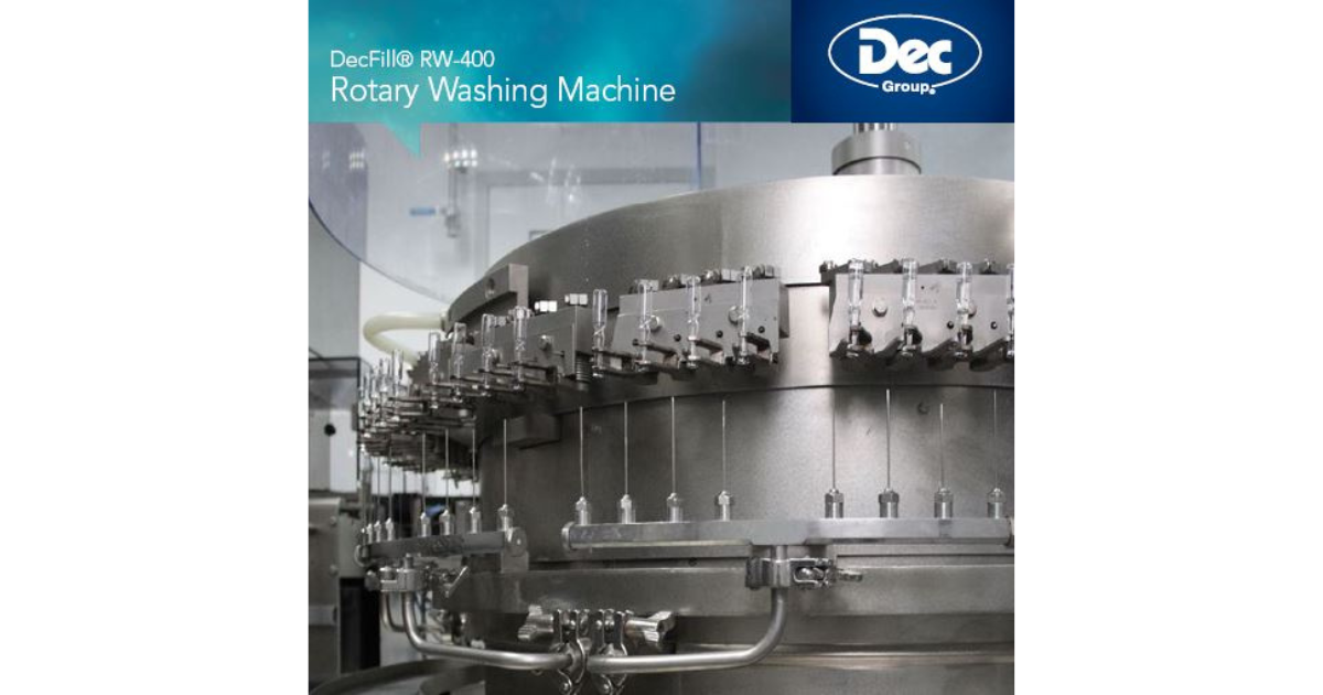 DecFill® RW-400 Rotary Washing Machine