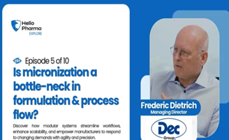 Is micronization a bottleneck in formulation & process flow?