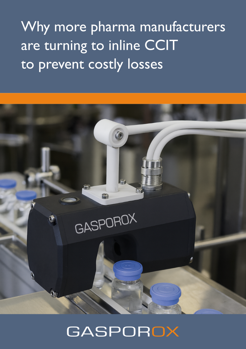 Gasporox points to rising inline CCIT adoption as pharma industry moves to prevent costly quality losses
