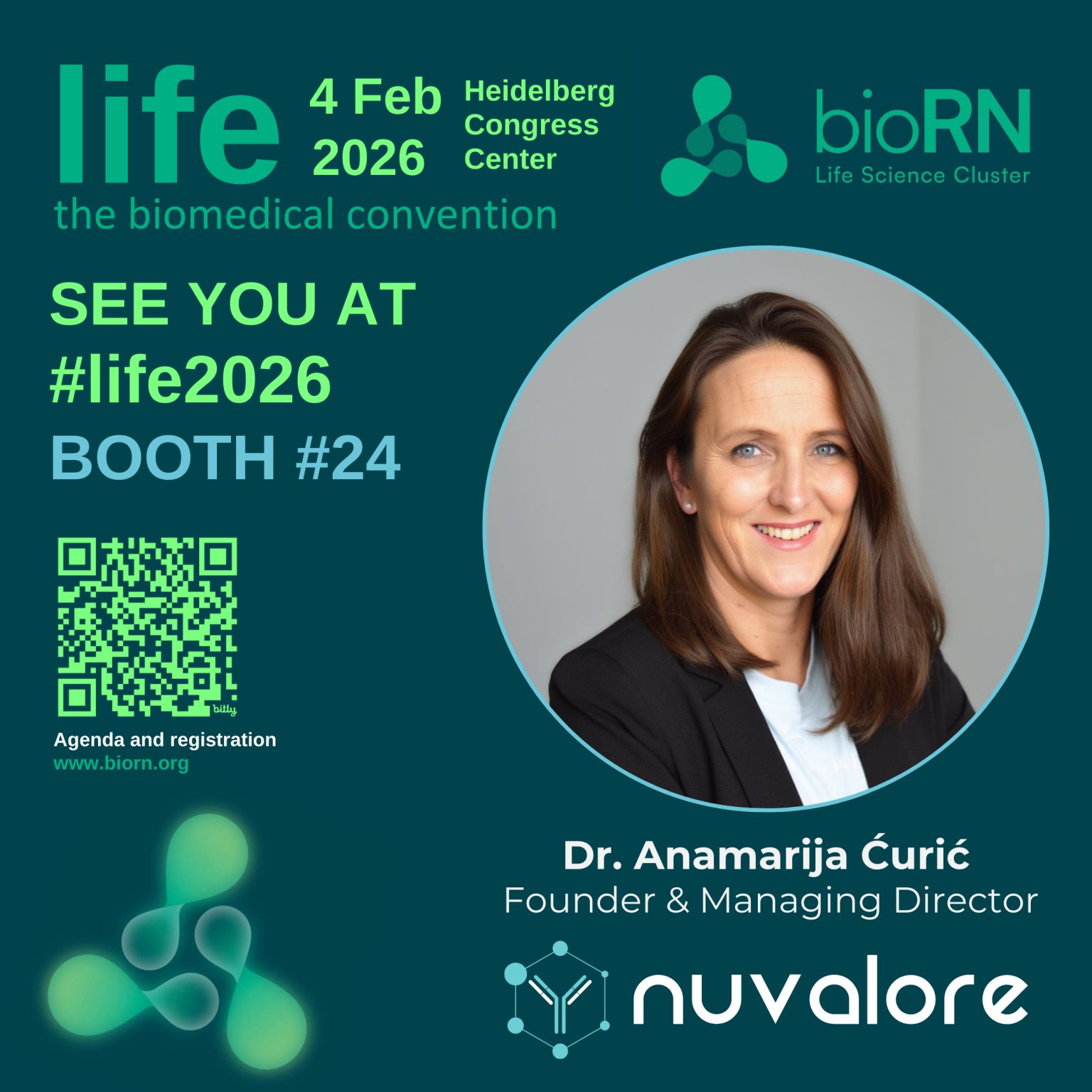 nuvalore to Attend BioRN Life Biomedical Convention – Founder Elected as BioRN Executive Board Member