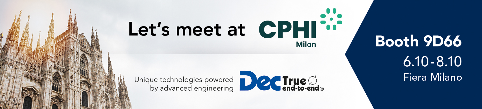 Dec Group Brings Rheofreed®, DecFill® XP and a New Single-Use Bioreactor to CPHI Milan 2026